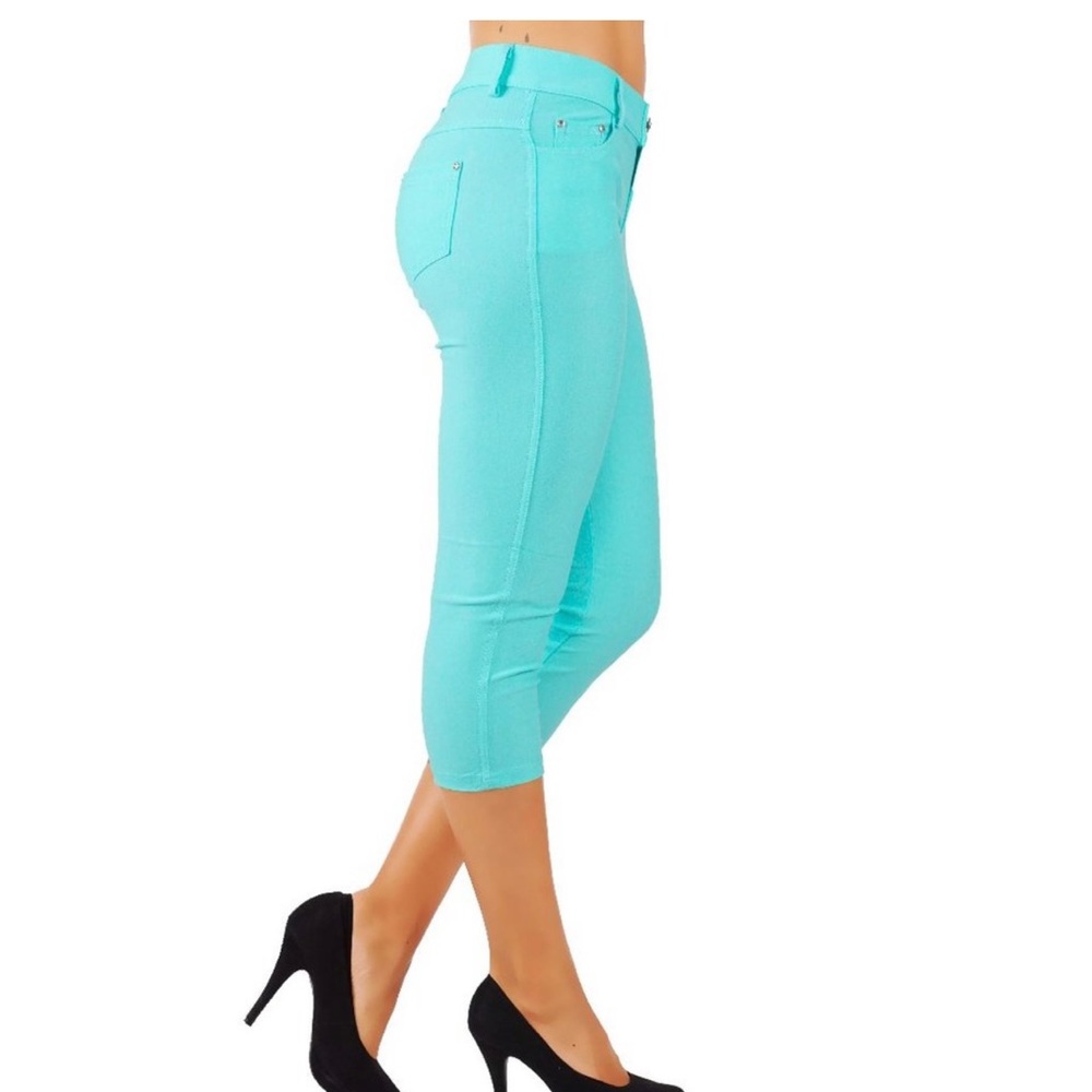 Turquoise Jeggings